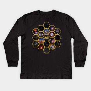 James Webb Space Telescope Mosaic Kids Long Sleeve T-Shirt